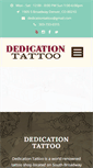 Mobile Screenshot of dedicationtattoo.com